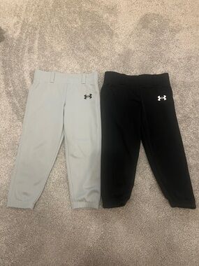 Set of 2 Under Armour Baseball Pants with Belt Loops
